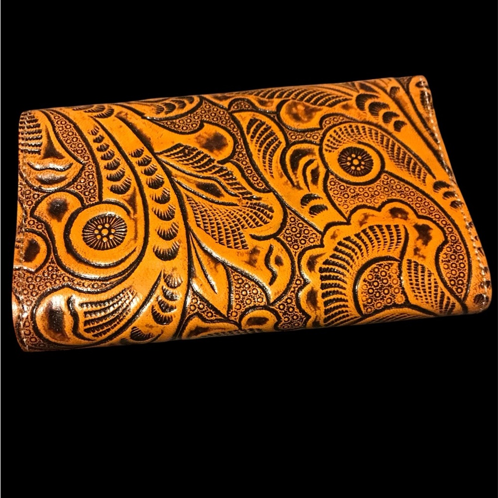 Western Tan Leather Wallet